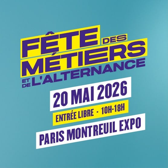 Visuel autour du salon Fête des Métiers et de l'Alternance du MEDEF Île-de-France
