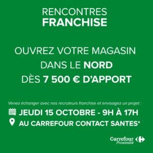 affiche pour le job dating à Santes